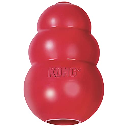 KONG - Classic Dog Toy - Durable Natural Rubber - Fun to Chew, Chase and Fetch - for Extra Large...