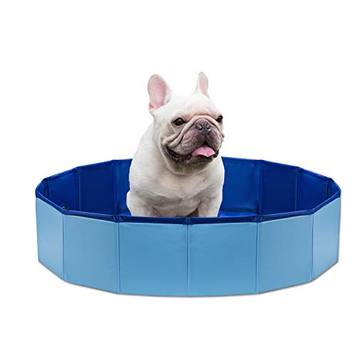 NHILES Portable Pet Dog Pool, 32' Collapsible Bathing...