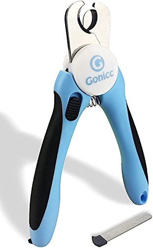 gonicc Dog & Cat Pets Nail Clippers and Trimmers - with Safety Guard to Avoid Overcutting, Free Nail...