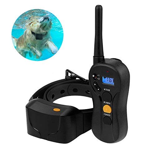 Dog Training Collar with Remote - 656 Yard Range - Feline Be Mine Removable Shock, Vibration and...