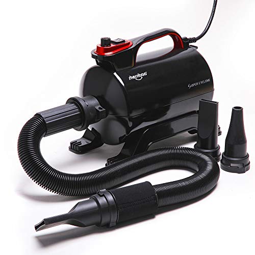 shernbao High Velocity Professional Dog Pet Grooming Hair Force Dryer Blower 5.0HP （Super...