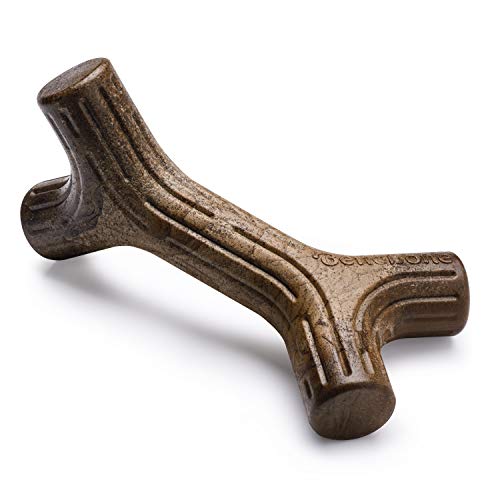 Benebone Maplestick Durable Dog Chew Toy for Aggressive Chewers, Real Maplewood, Made in USA, Medium