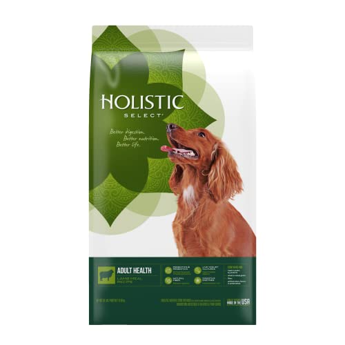Holistic Select Natural Dry Dog Food, Lamb Meal Recipe,...