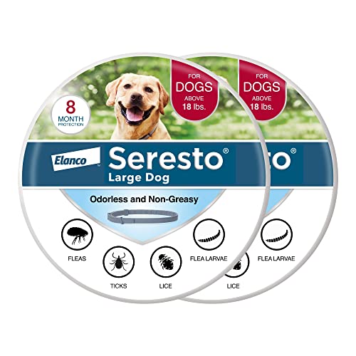 Seresto Large Dog Vet-Recommended Flea & Tick Treatment & Prevention Collar for Dogs Over 18 lbs. |...