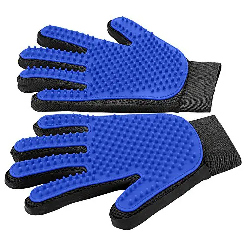 Upgrade Pet Grooming Gloves, Brushes Gloves for Gentle...
