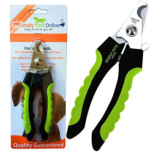 Dog Nail Clippers with Safety Guard - Superior...
