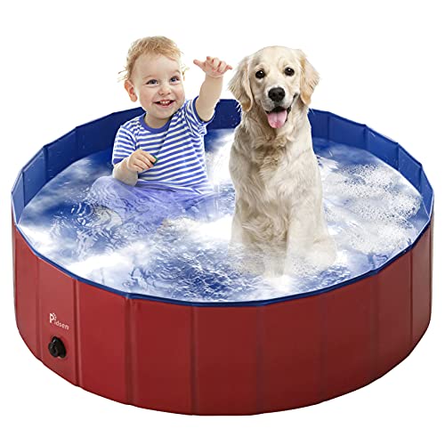 Pidsen Upgraded Foldable Pet Swimming Pool Portable Dog...